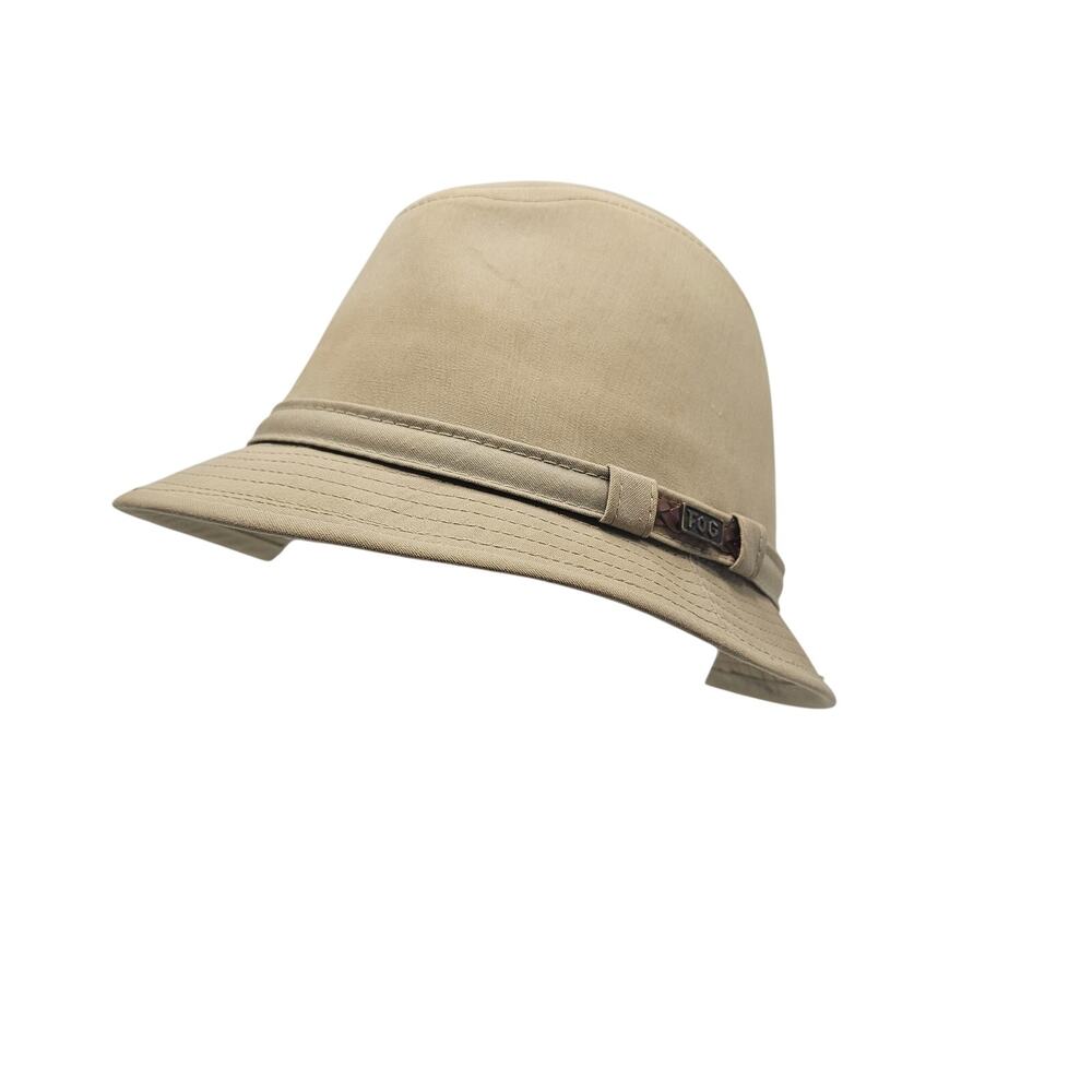 London Fog VTG Bucket/Safari/ Fedora Weatherproof Rain Hat Size 7 to 7-1/8